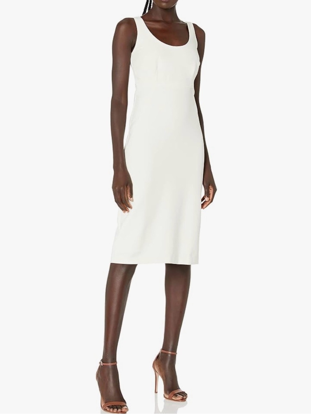 Club Monaco Women's Button Pencil Back Vent Button Dress White Size 00p $229